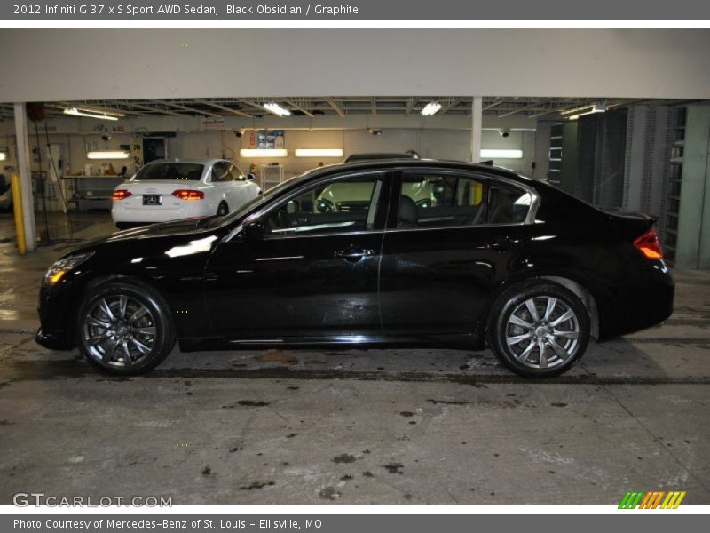 Black Obsidian / Graphite 2012 Infiniti G 37 x S Sport AWD Sedan