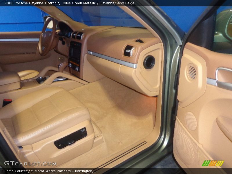 Olive Green Metallic / Havanna/Sand Beige 2008 Porsche Cayenne Tiptronic
