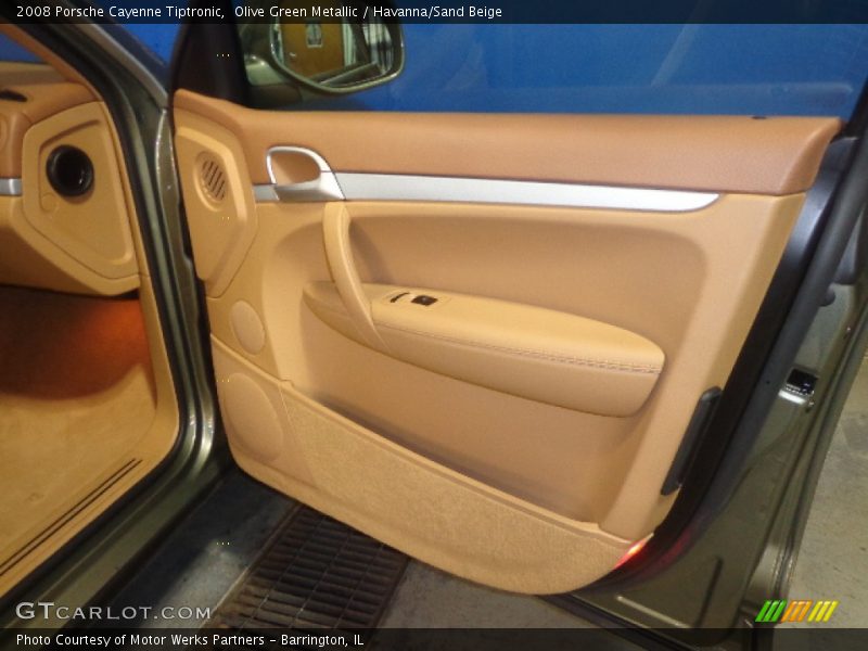 Olive Green Metallic / Havanna/Sand Beige 2008 Porsche Cayenne Tiptronic