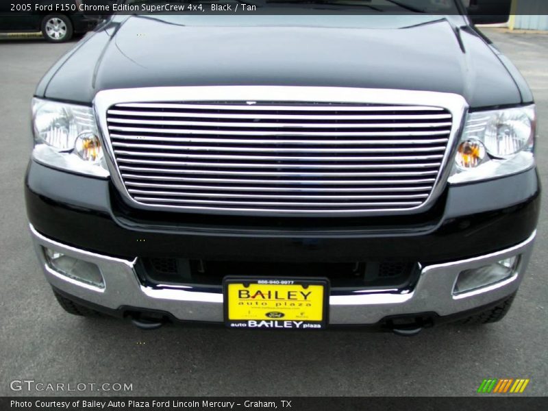 Black / Tan 2005 Ford F150 Chrome Edition SuperCrew 4x4