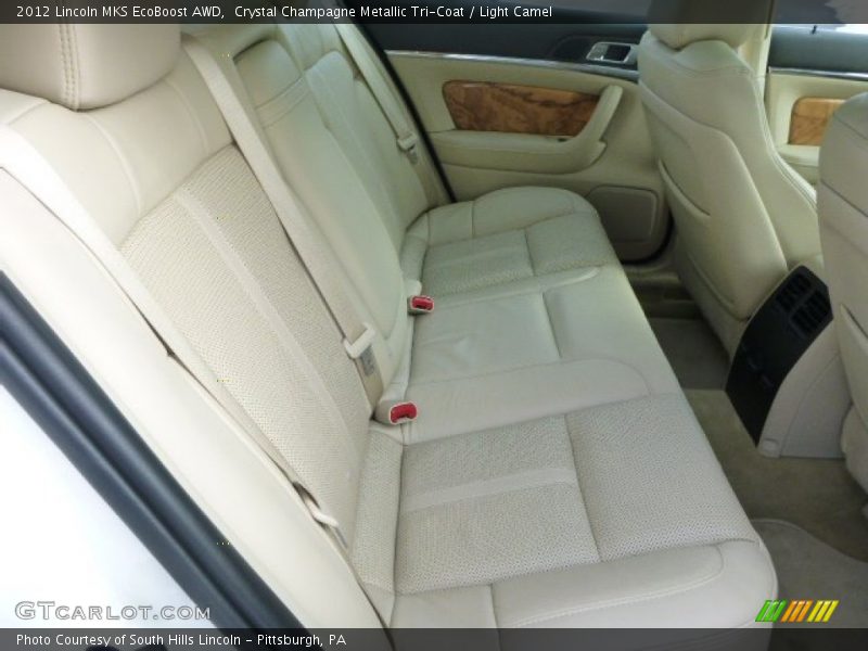 Crystal Champagne Metallic Tri-Coat / Light Camel 2012 Lincoln MKS EcoBoost AWD