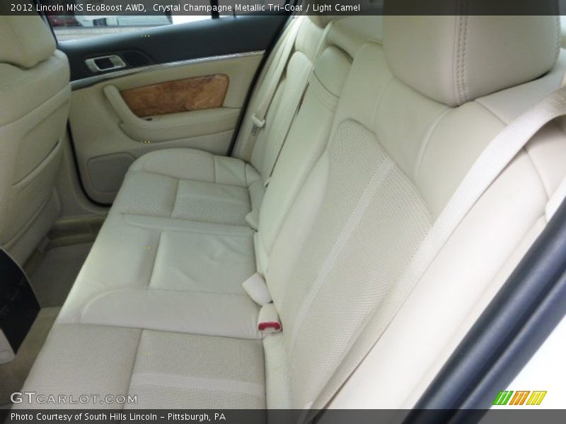 Crystal Champagne Metallic Tri-Coat / Light Camel 2012 Lincoln MKS EcoBoost AWD