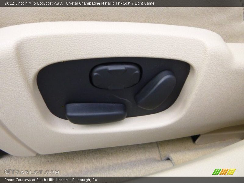 Crystal Champagne Metallic Tri-Coat / Light Camel 2012 Lincoln MKS EcoBoost AWD