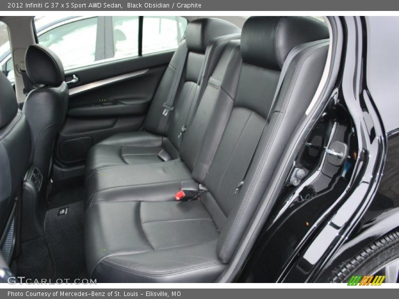 Black Obsidian / Graphite 2012 Infiniti G 37 x S Sport AWD Sedan