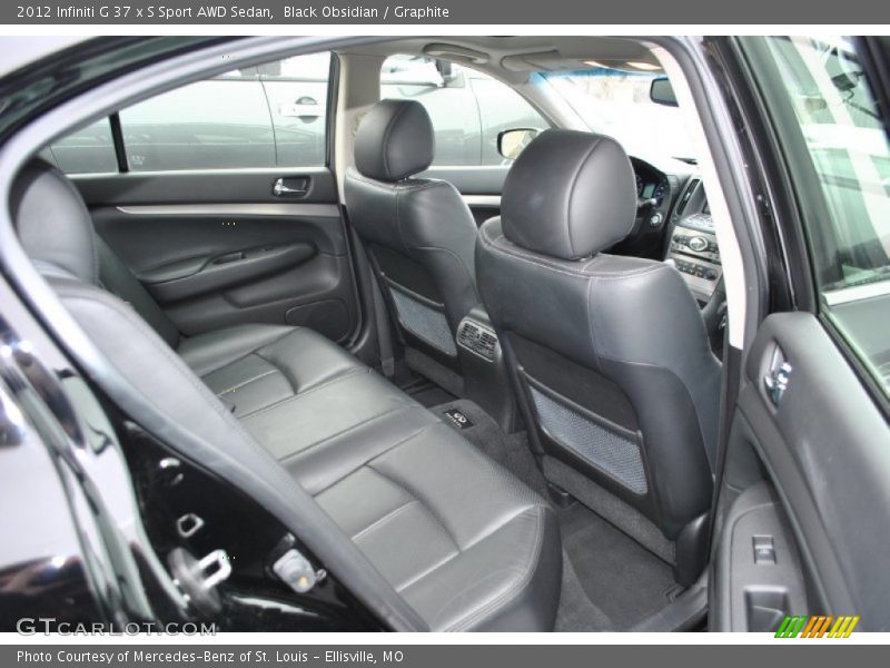 Black Obsidian / Graphite 2012 Infiniti G 37 x S Sport AWD Sedan