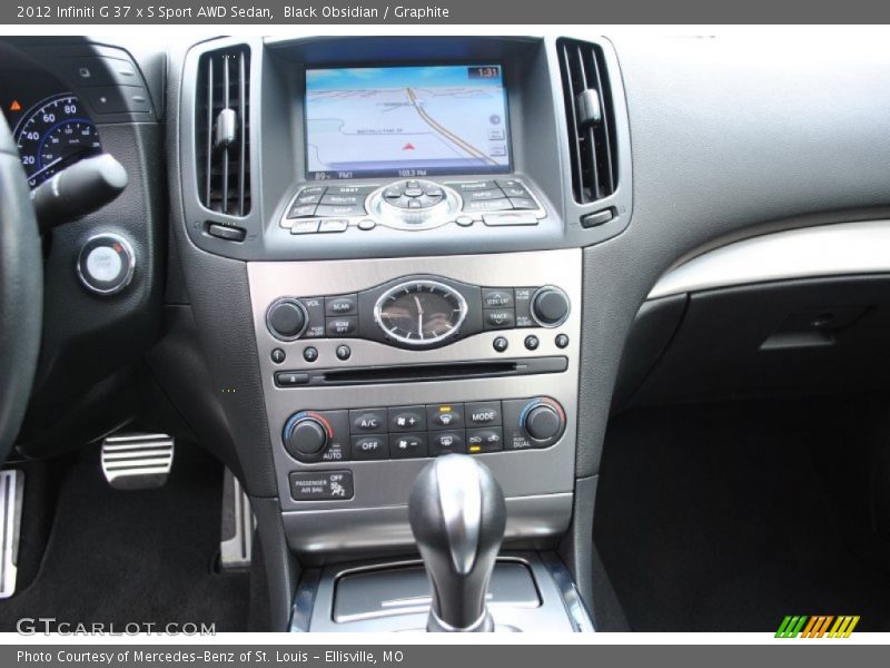 Black Obsidian / Graphite 2012 Infiniti G 37 x S Sport AWD Sedan