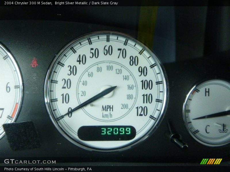 Bright Silver Metallic / Dark Slate Gray 2004 Chrysler 300 M Sedan