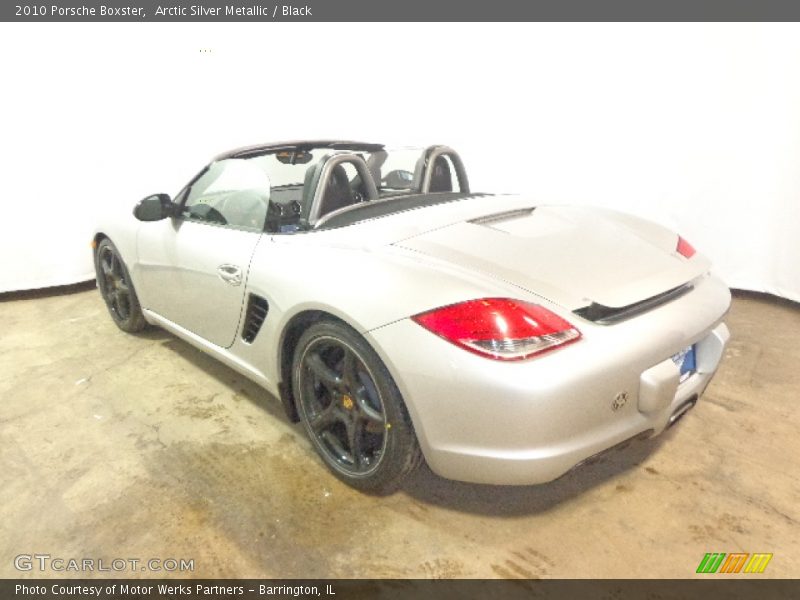 Arctic Silver Metallic / Black 2010 Porsche Boxster