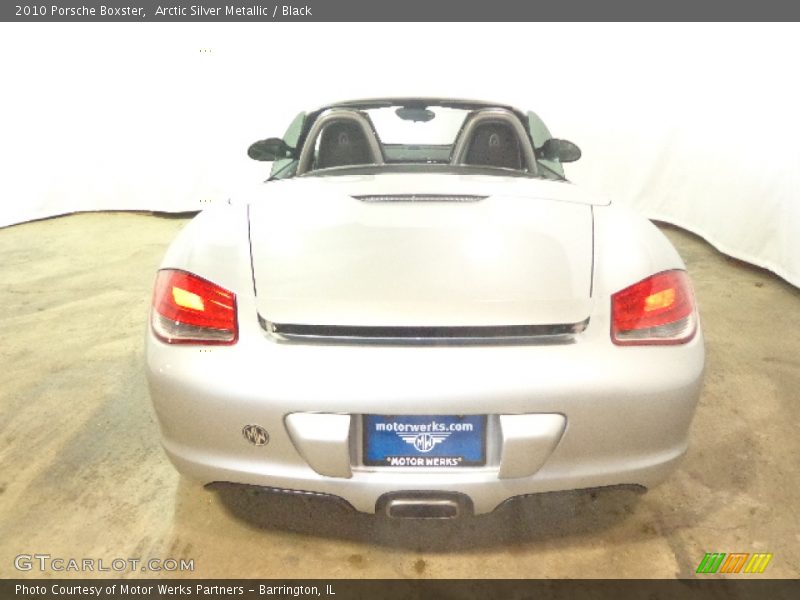 Arctic Silver Metallic / Black 2010 Porsche Boxster