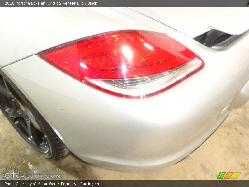 Arctic Silver Metallic / Black 2010 Porsche Boxster
