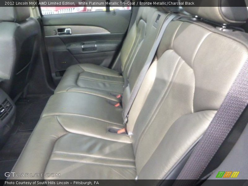 White Platinum Metallic Tri-Coat / Bronze Metallic/Charcoal Black 2012 Lincoln MKX AWD Limited Edition