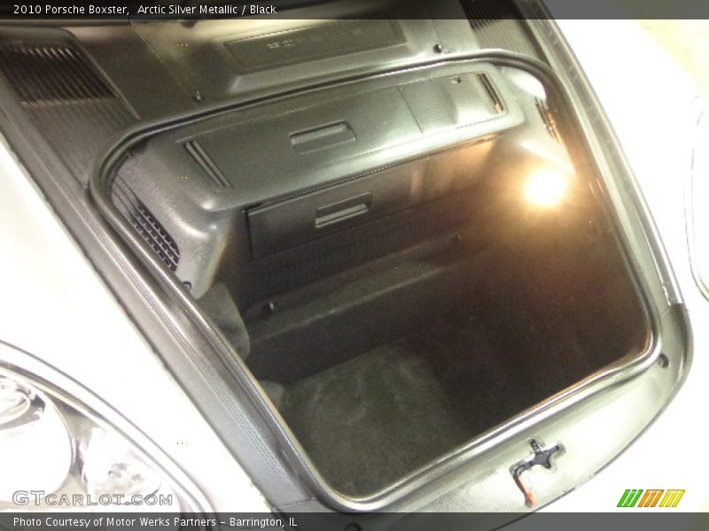 Arctic Silver Metallic / Black 2010 Porsche Boxster