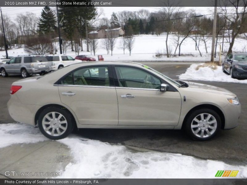Smoke Stone Metallic / Light Camel 2010 Lincoln MKZ FWD