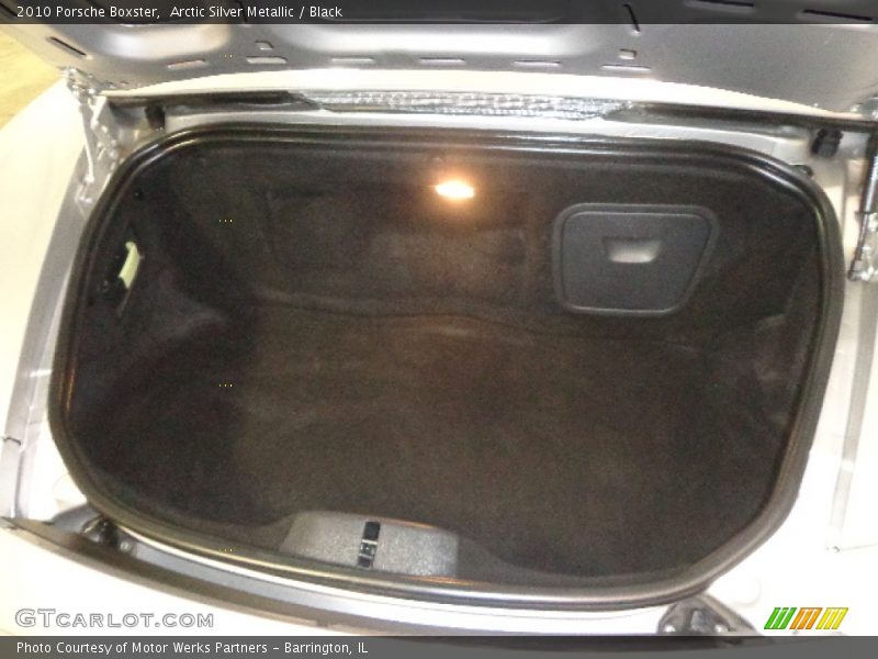 Arctic Silver Metallic / Black 2010 Porsche Boxster