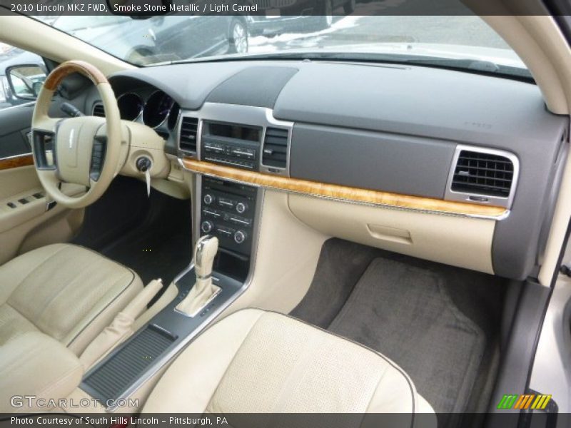 Smoke Stone Metallic / Light Camel 2010 Lincoln MKZ FWD