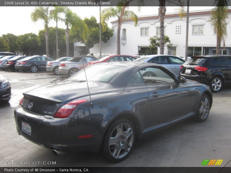 Smokey Granite Mica / Camel 2008 Lexus SC 430 Convertible