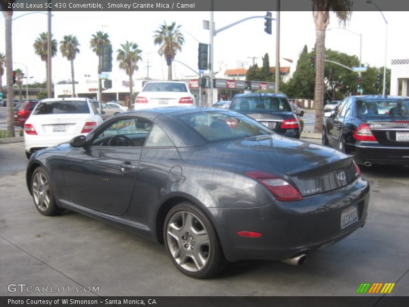 Smokey Granite Mica / Camel 2008 Lexus SC 430 Convertible