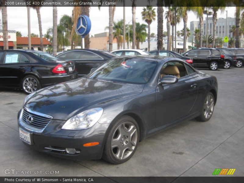 Smokey Granite Mica / Camel 2008 Lexus SC 430 Convertible