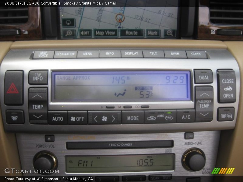 Smokey Granite Mica / Camel 2008 Lexus SC 430 Convertible