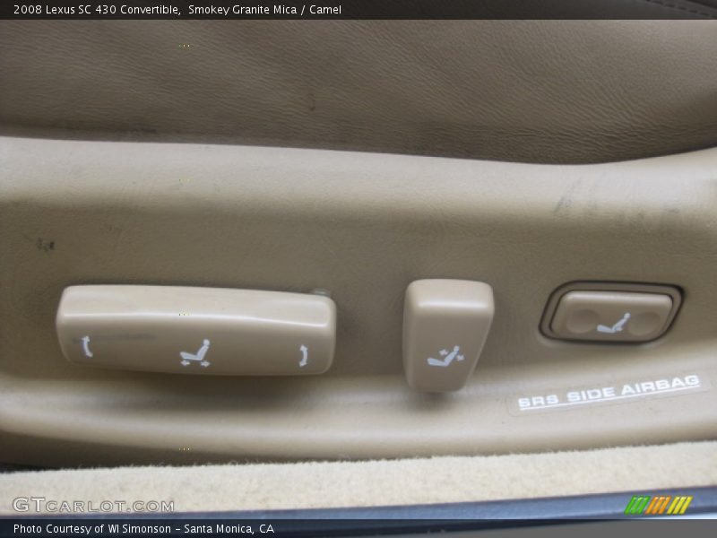 Smokey Granite Mica / Camel 2008 Lexus SC 430 Convertible