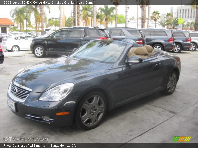 Smokey Granite Mica / Camel 2008 Lexus SC 430 Convertible
