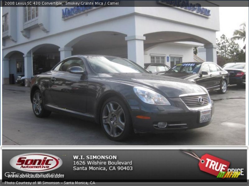 Smokey Granite Mica / Camel 2008 Lexus SC 430 Convertible