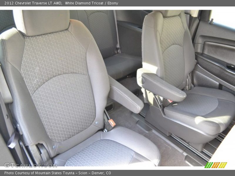 White Diamond Tricoat / Ebony 2012 Chevrolet Traverse LT AWD