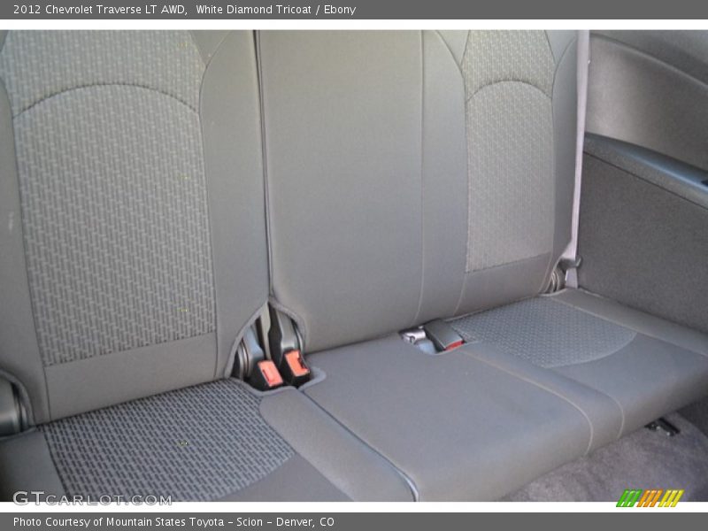 White Diamond Tricoat / Ebony 2012 Chevrolet Traverse LT AWD