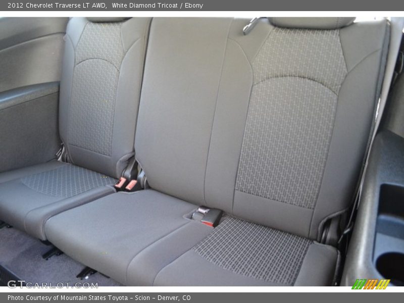 White Diamond Tricoat / Ebony 2012 Chevrolet Traverse LT AWD