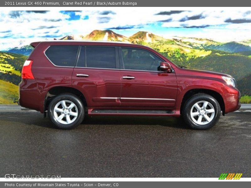 Claret Red Pearl / Black/Auburn Bubinga 2011 Lexus GX 460 Premium