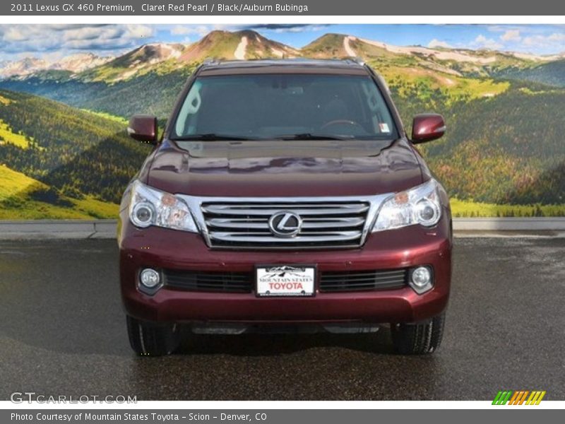 Claret Red Pearl / Black/Auburn Bubinga 2011 Lexus GX 460 Premium