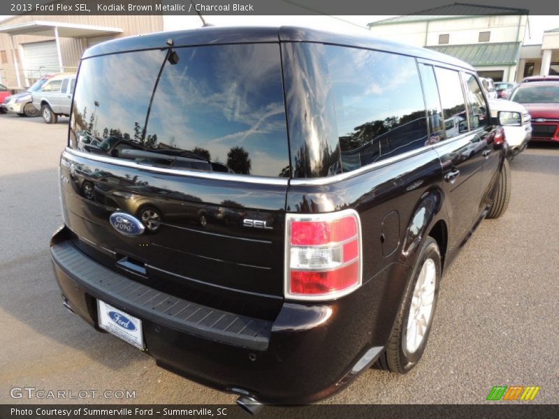 Kodiak Brown Metallic / Charcoal Black 2013 Ford Flex SEL