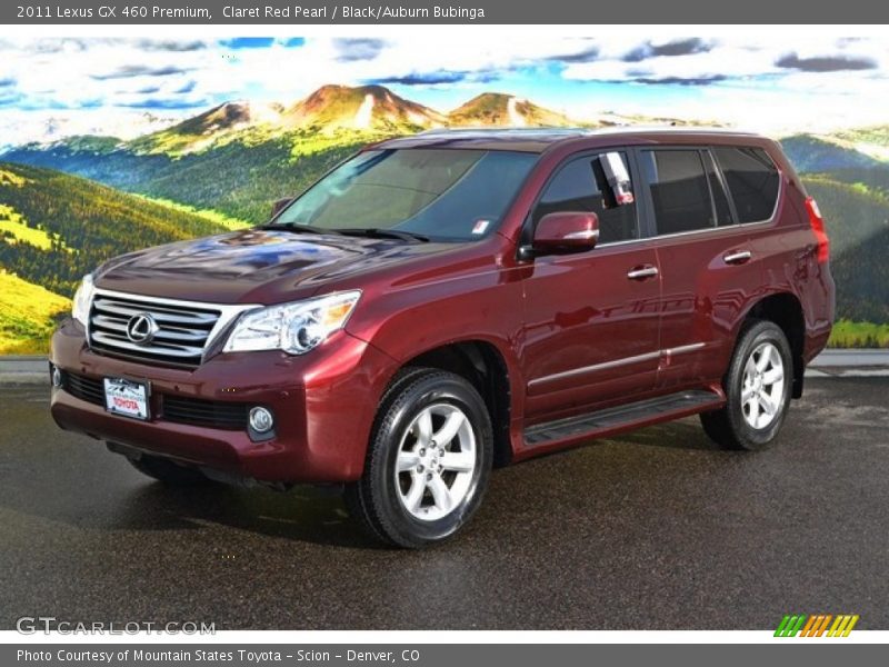Claret Red Pearl / Black/Auburn Bubinga 2011 Lexus GX 460 Premium