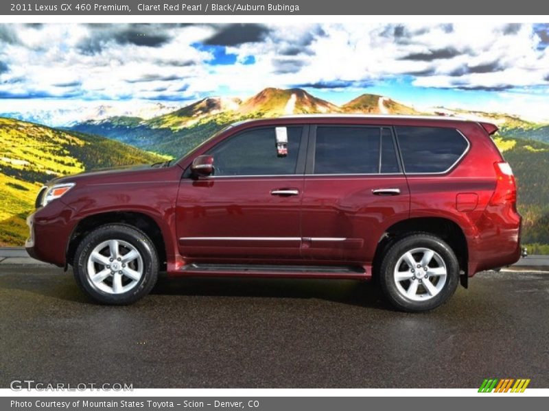 Claret Red Pearl / Black/Auburn Bubinga 2011 Lexus GX 460 Premium