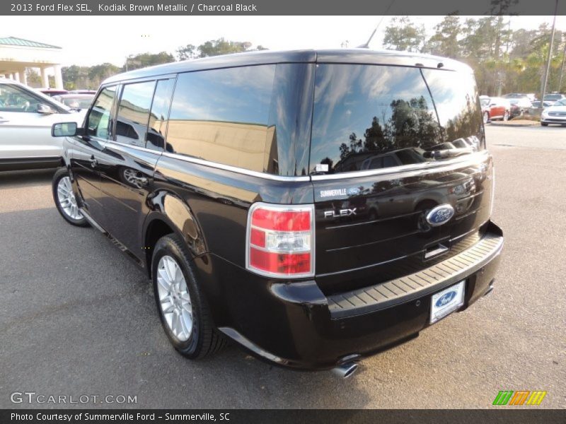 Kodiak Brown Metallic / Charcoal Black 2013 Ford Flex SEL