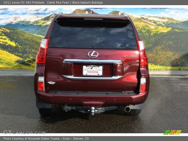 Claret Red Pearl / Black/Auburn Bubinga 2011 Lexus GX 460 Premium