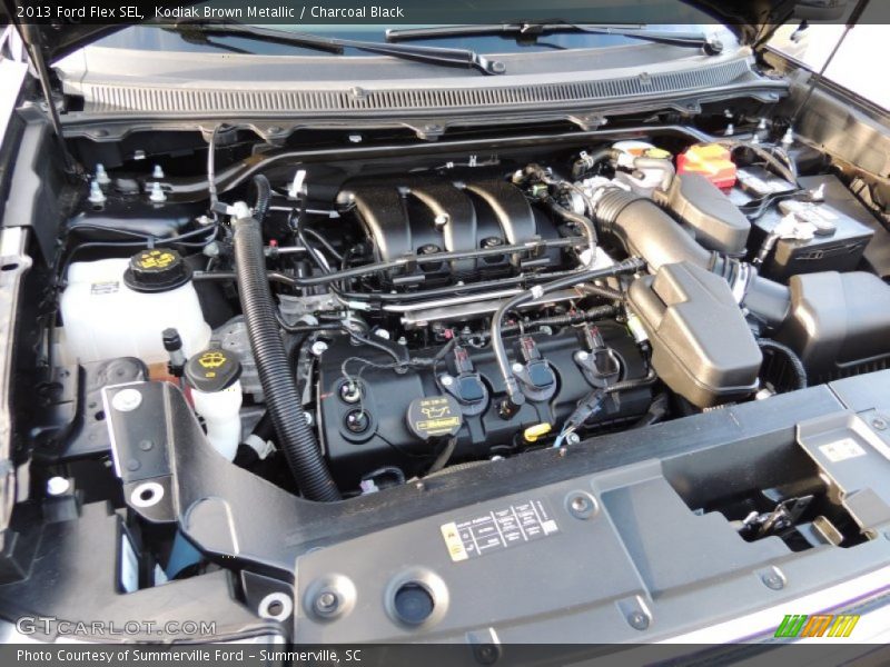 Kodiak Brown Metallic / Charcoal Black 2013 Ford Flex SEL