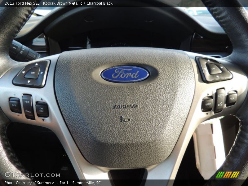 Kodiak Brown Metallic / Charcoal Black 2013 Ford Flex SEL