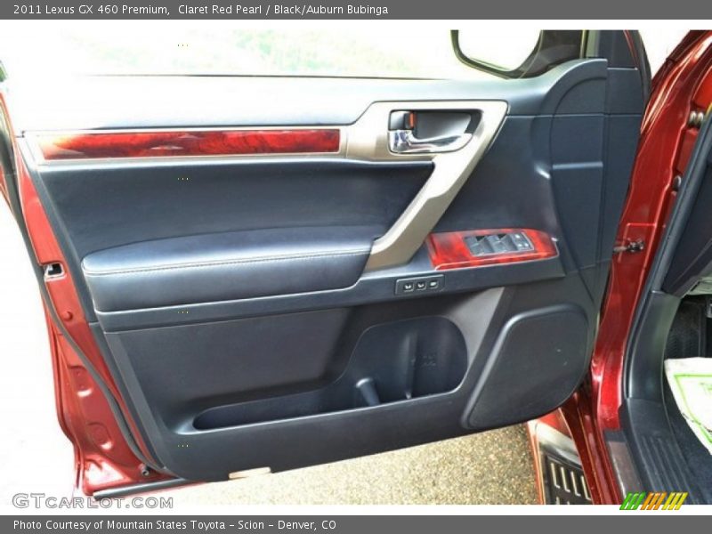 Claret Red Pearl / Black/Auburn Bubinga 2011 Lexus GX 460 Premium