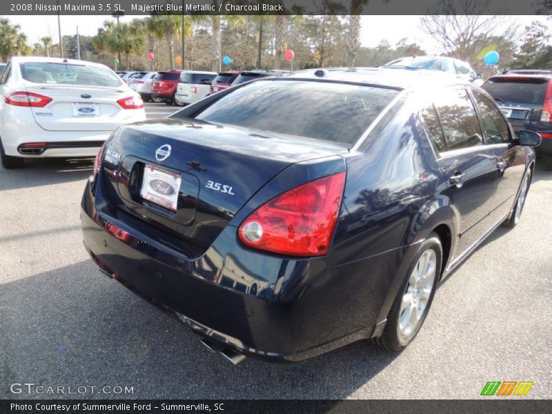 Majestic Blue Metallic / Charcoal Black 2008 Nissan Maxima 3.5 SL