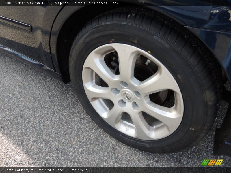 Majestic Blue Metallic / Charcoal Black 2008 Nissan Maxima 3.5 SL