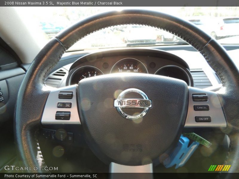Majestic Blue Metallic / Charcoal Black 2008 Nissan Maxima 3.5 SL