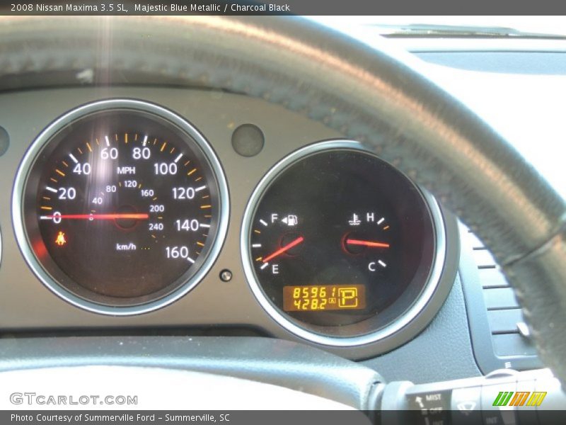 Majestic Blue Metallic / Charcoal Black 2008 Nissan Maxima 3.5 SL