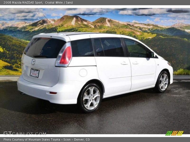 Crystal White / Sand 2008 Mazda MAZDA5 Sport