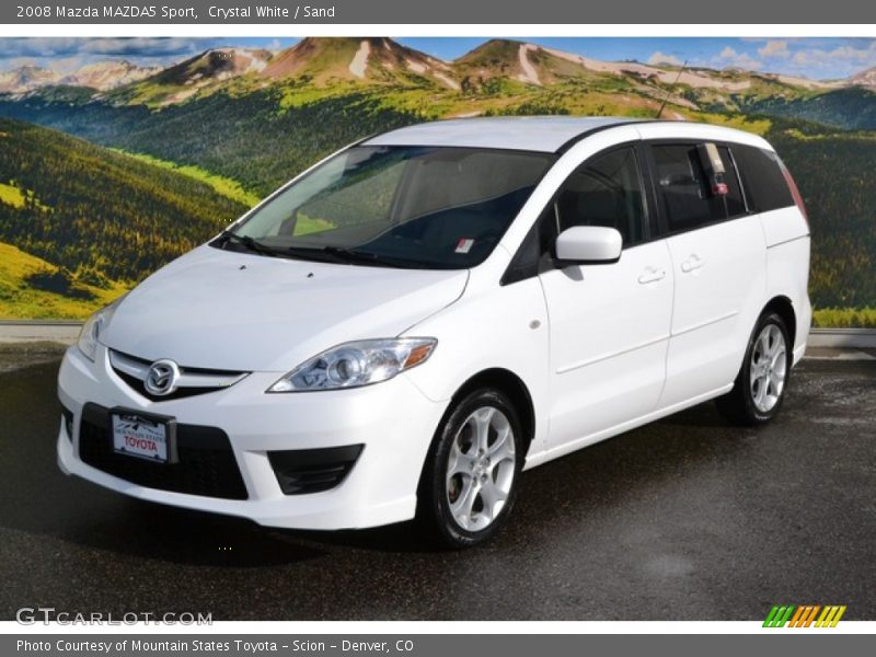 Crystal White / Sand 2008 Mazda MAZDA5 Sport