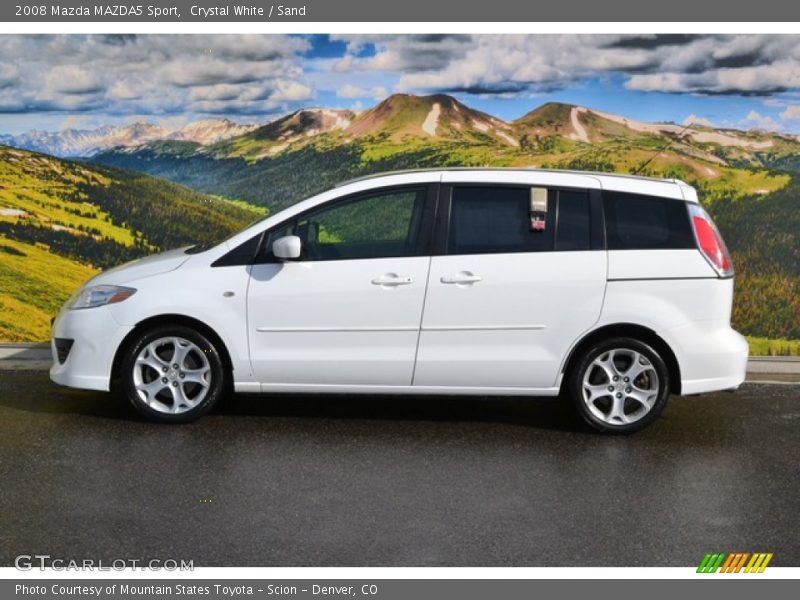 Crystal White / Sand 2008 Mazda MAZDA5 Sport
