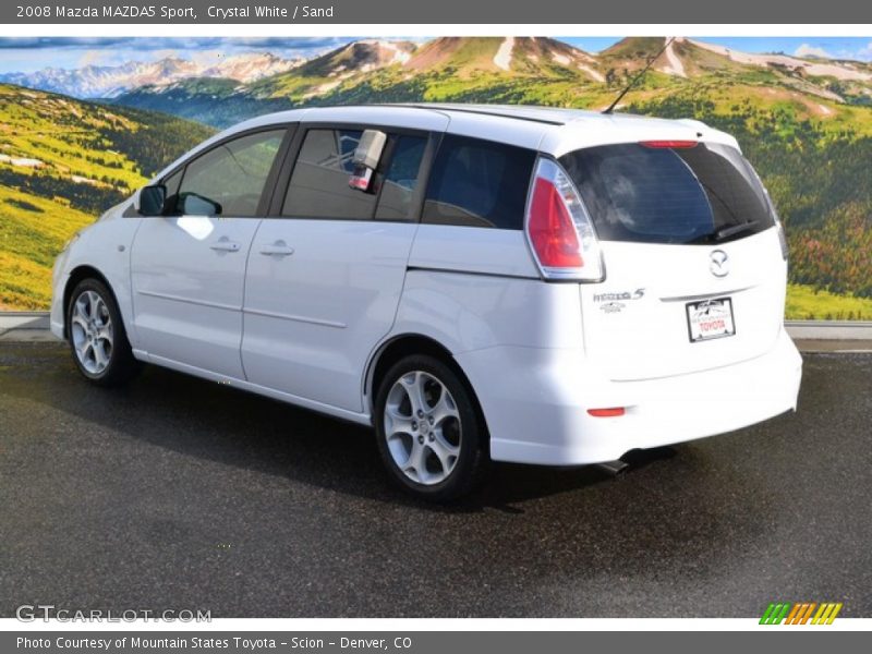 Crystal White / Sand 2008 Mazda MAZDA5 Sport