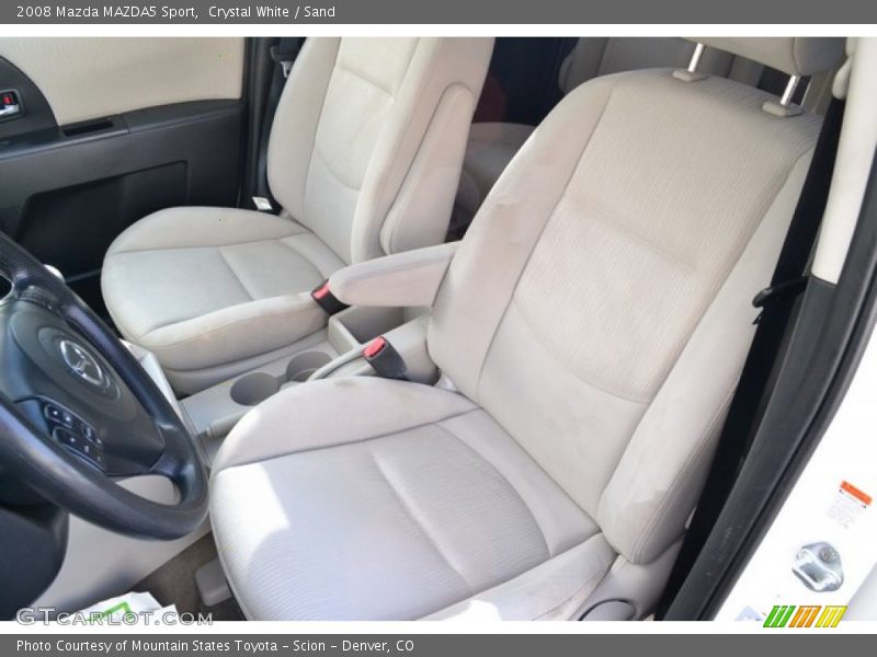 Crystal White / Sand 2008 Mazda MAZDA5 Sport