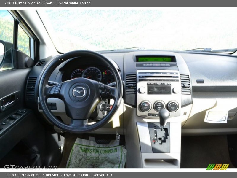 Crystal White / Sand 2008 Mazda MAZDA5 Sport