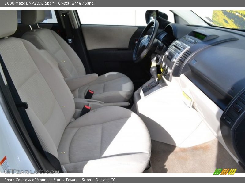 Crystal White / Sand 2008 Mazda MAZDA5 Sport